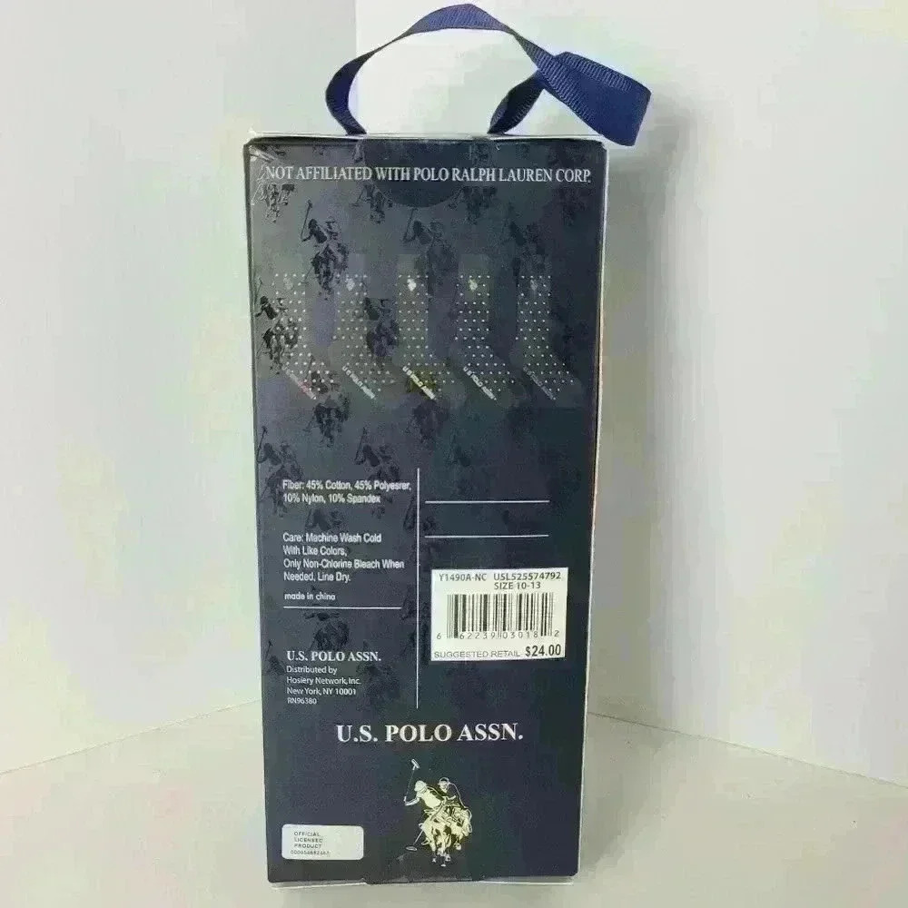 U.S. Polo Assn.Men's 5 Pair Socks - Picture 2 of 2